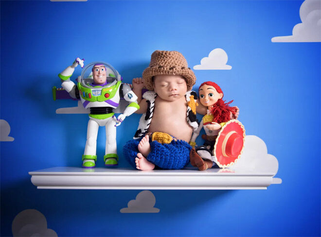 Toy Story newborn photos