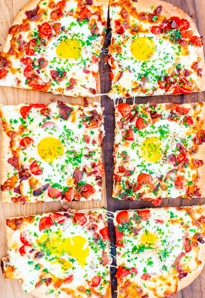 Breakfast pizza recipe