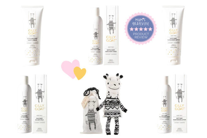 Gilly Goat skincare for babies