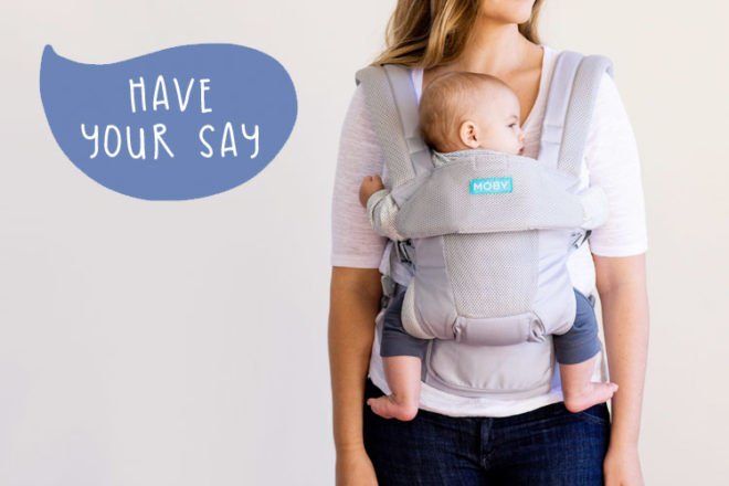 MOBY Baby Carrier product tester wanted