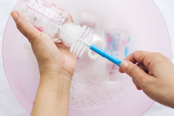 How to sterilise baby bottles properly