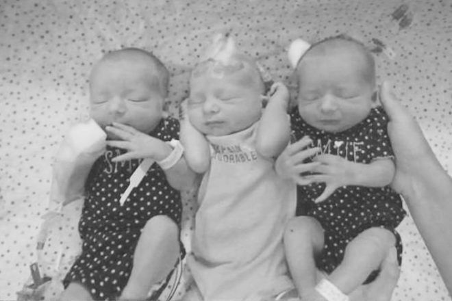 Surprise triplets for mother who thought she had kidney stones | Mum's Grapevine