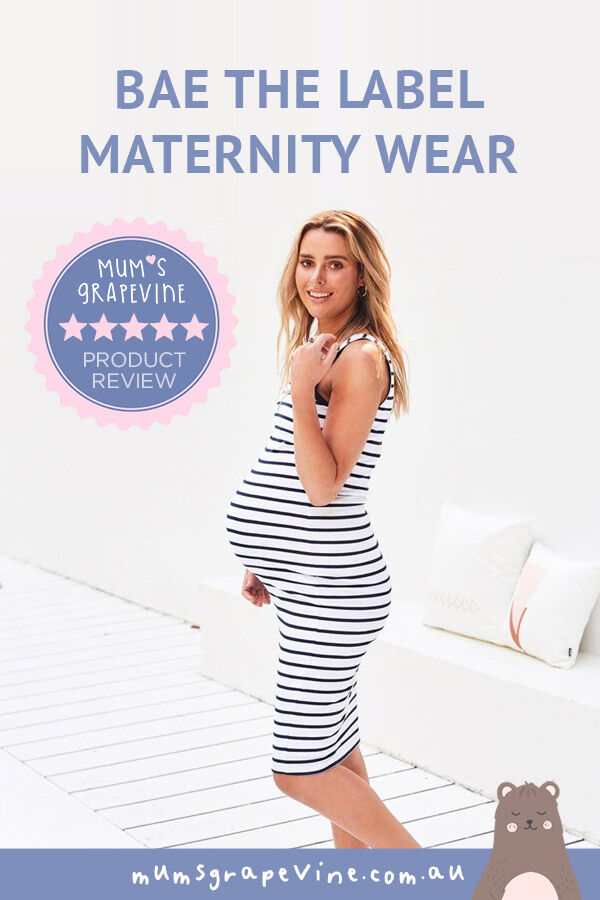 Maternity and Nursing Sweater - Stripe – BAE The Label Australia