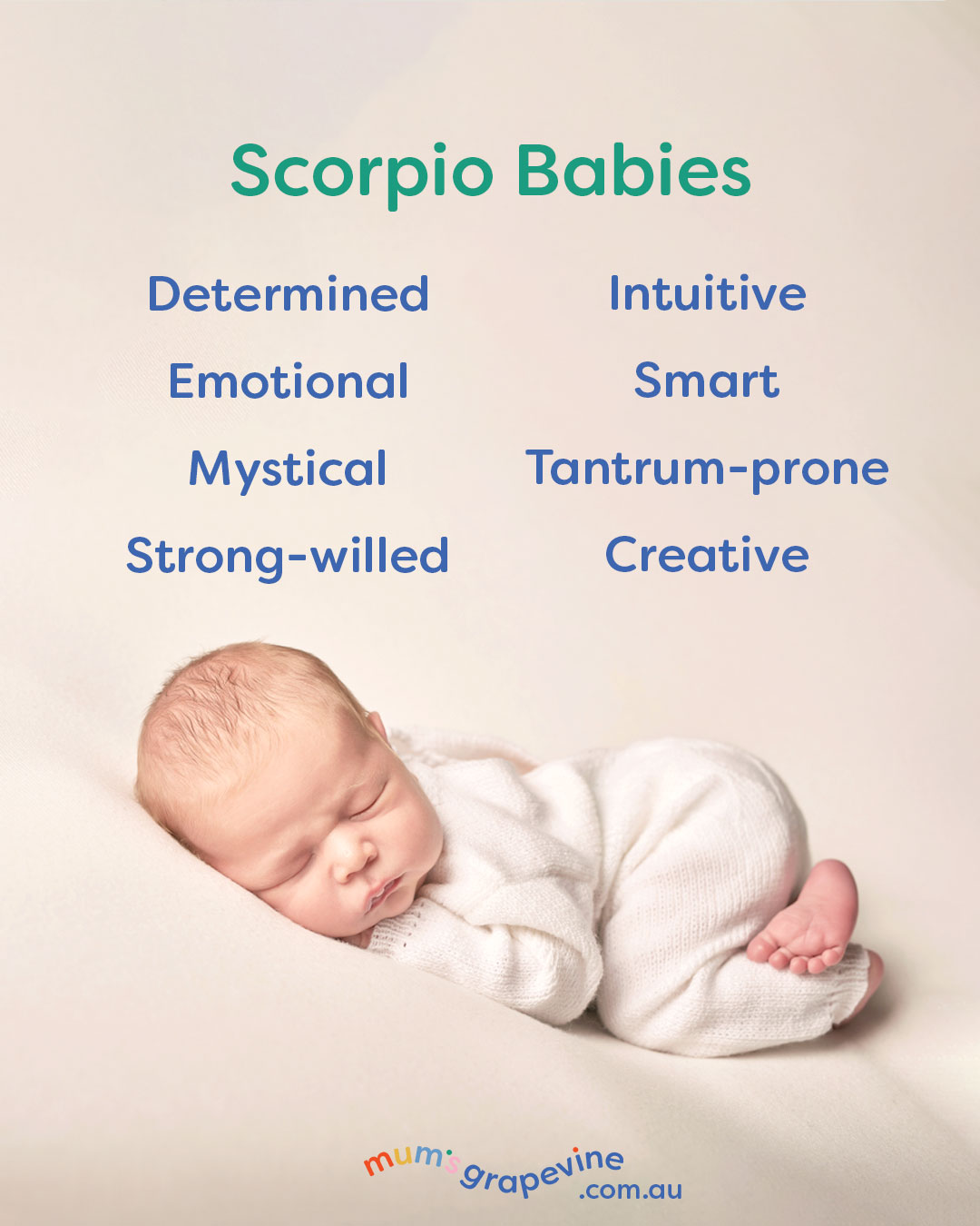 Scorpio baby traits