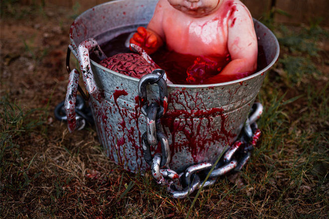 Zombie baby costume Halloween