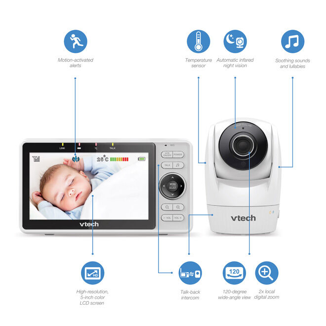 VTech RM5762 Baby Monitor features