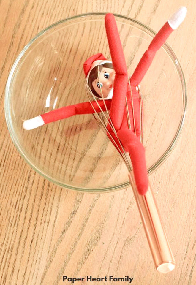 Elf on the Shelf cooking