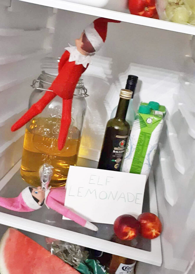 Elf on the Shelf lemonade