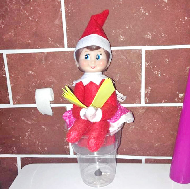 Elf on the Shelf poop