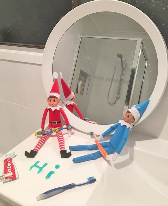 Elf on the Shelf toothpaste