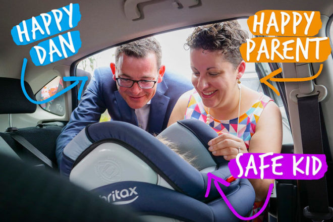 Free car seat fittings for Victorian families