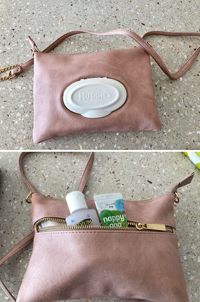 Kmart bag nappy clutch hack