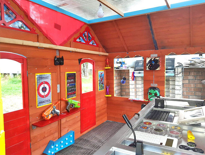 Superhero Kmart cubby hack