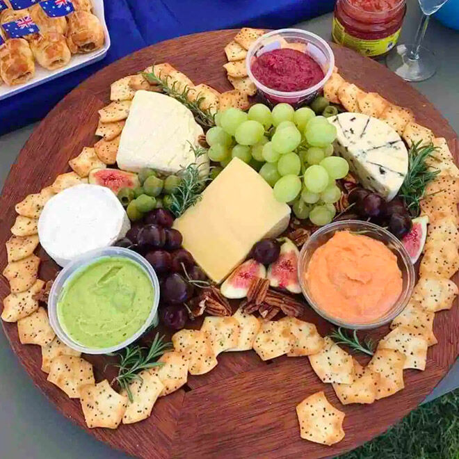 Australia Day cheese platter