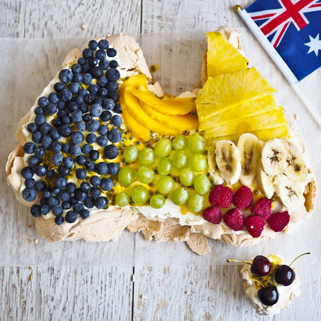 Australia shaped pavlova, Not Quite Nigella