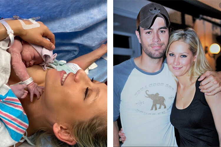 Anna Kournikova and Enrique Iglesias baby three