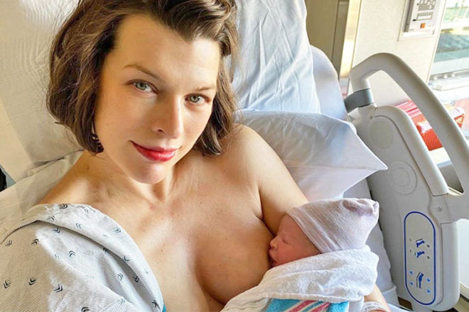 Milla Jovovich third baby girl