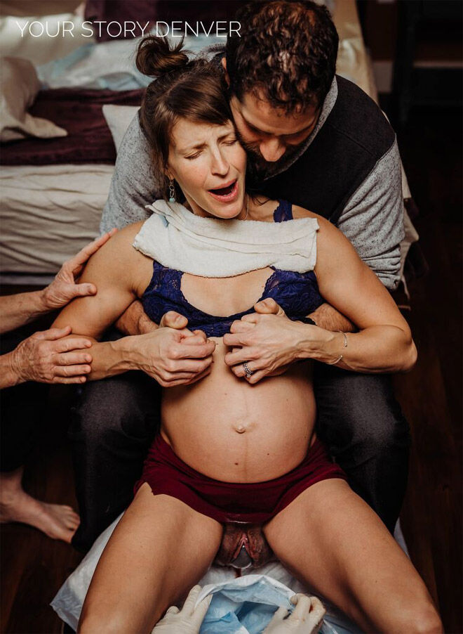 Ring of fire birth photo