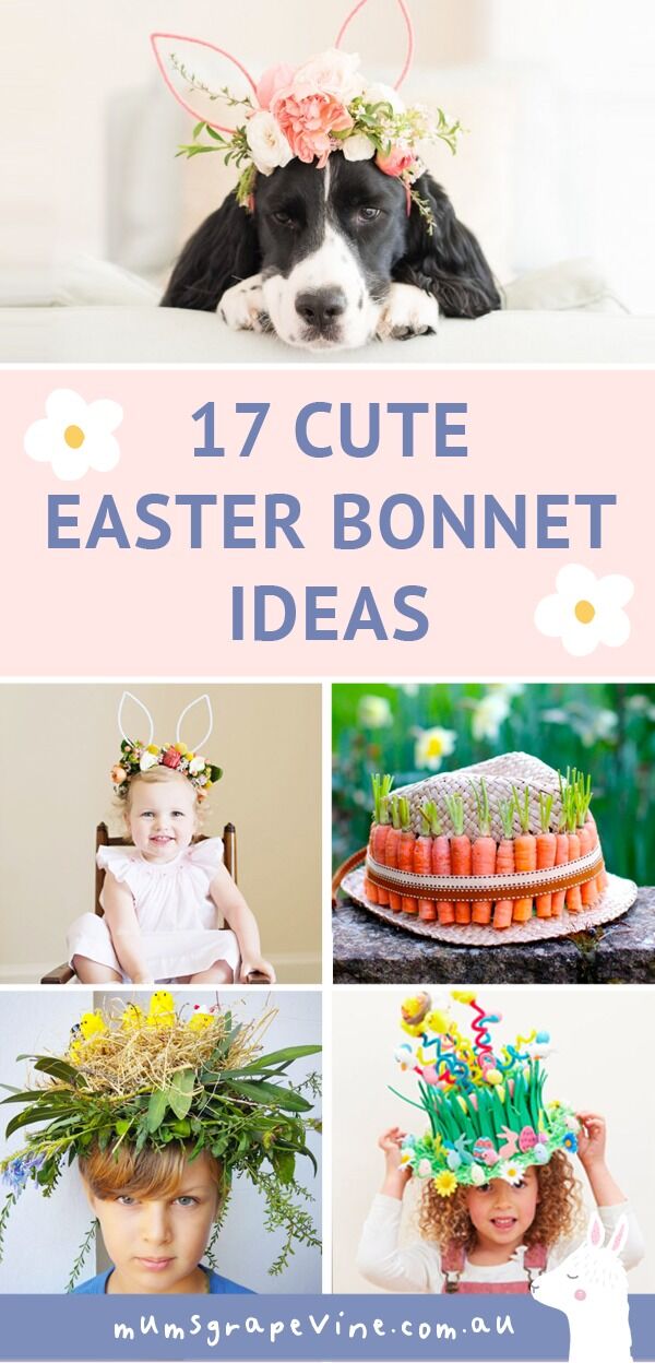 17 cute easter bonnet ideas