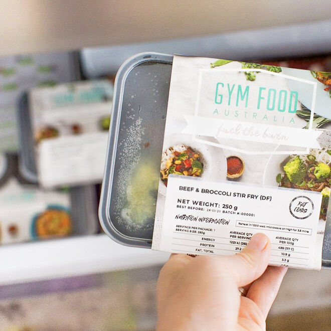 Gym Food Australia ready to eat meals for training and weight loss
