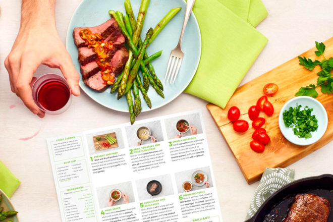 Hello Fresh meal kit delivery service