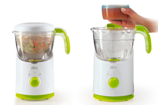 Chicco 4-in-1 Easy Baby Meal Steamer Cooker and Blender