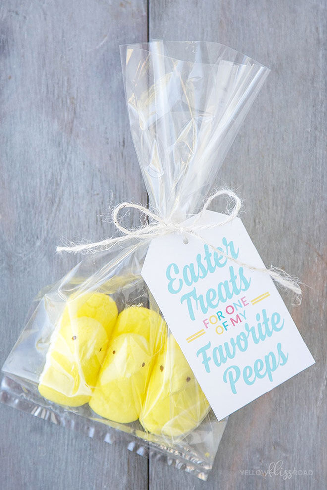 Printable Easter Gift Tags by Yellow Bliss Road
