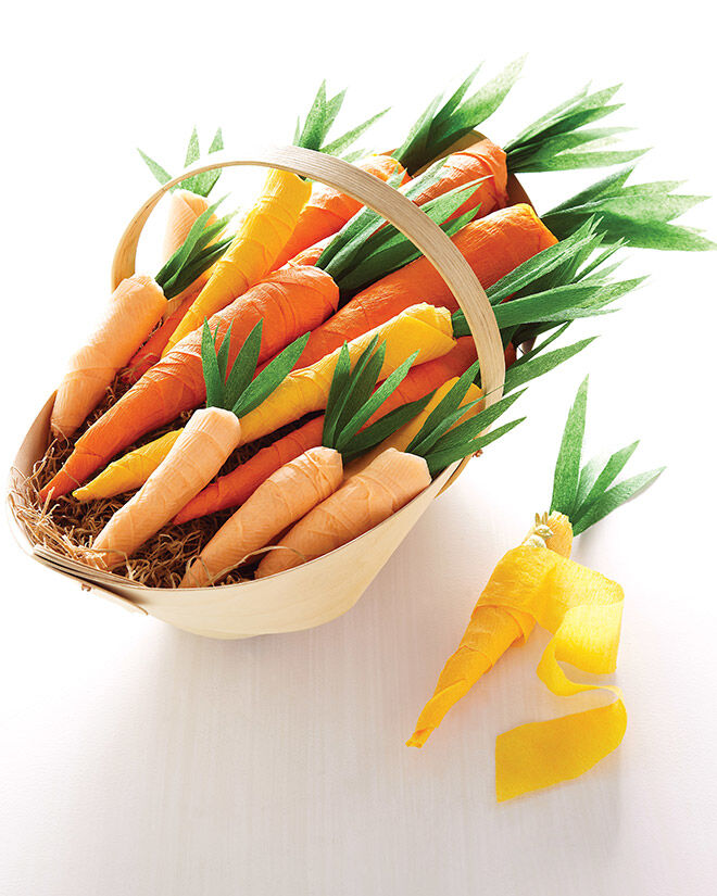Printable Easter Carrots Template by Martha Stewart