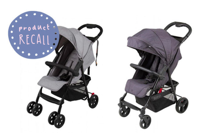 Childcare strollers recalled