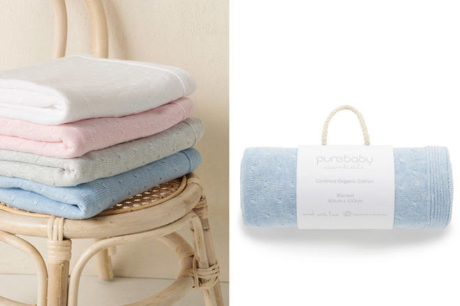 Best baby blankets: Purebaby Organic Cotton Blankets