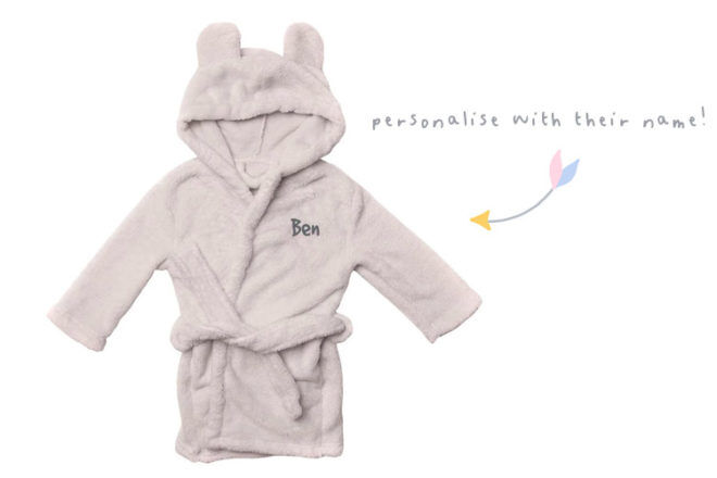 Best kids dressing gowns: Identity Direct personalised dressing gown