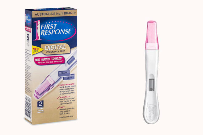 First Response Digital Pregnancy Test