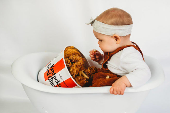 Baby cake smash KFC