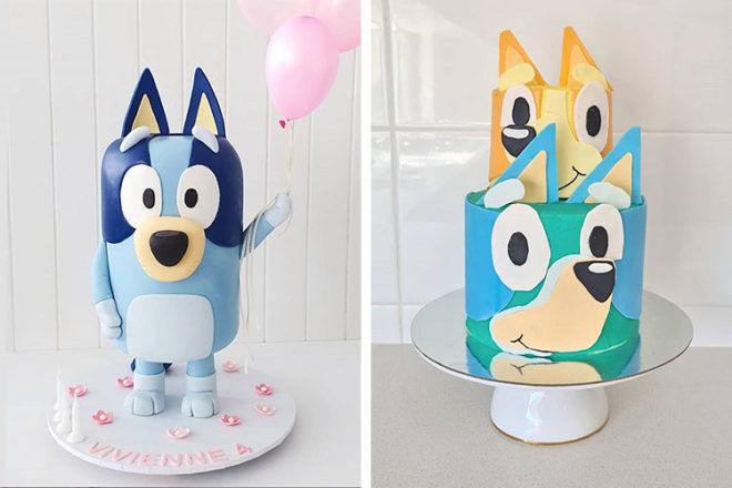 25pcs Blue Dog Cake Topper,Blue Dog Birthday Party | Ubuy Senegal