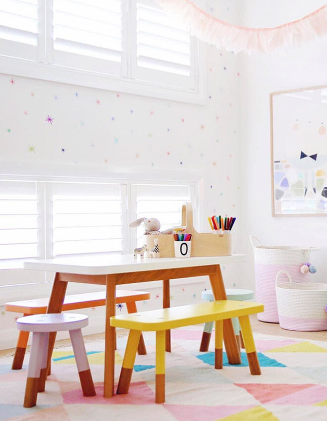 Best Kids Table and Chairs: Green Cathedral