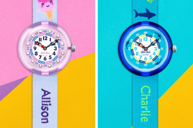 Best Kids Watches: Personalised Flik Flak watch