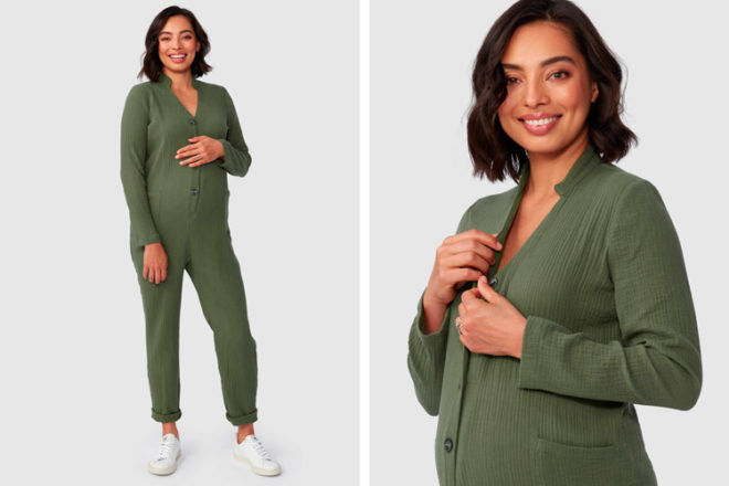 Best Maternity Overalls: Pea in a Pod Kenya Jumpsuit