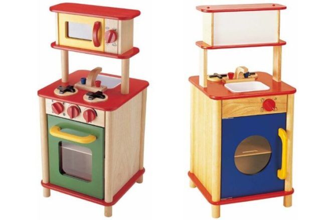Blue Ribbon Colour Kitchen for Kids Imaginary Play