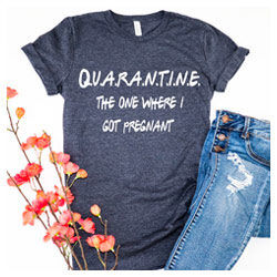 Pandemic pregnancy maternity tshirt