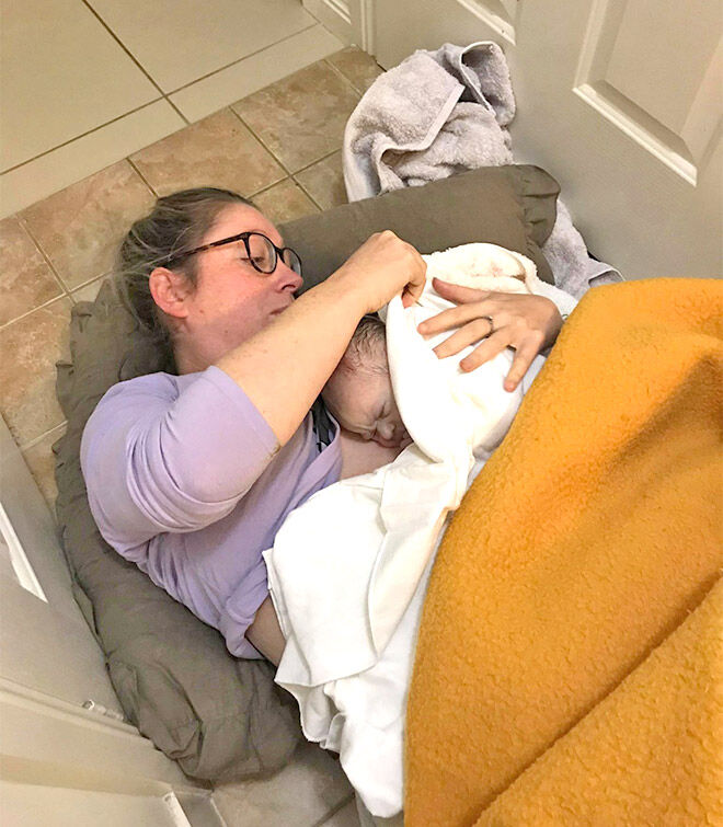 Accidental home birth story