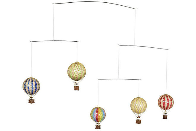 Best Cot Mobile: Authentic Models Hot Air Balloon Mobiles