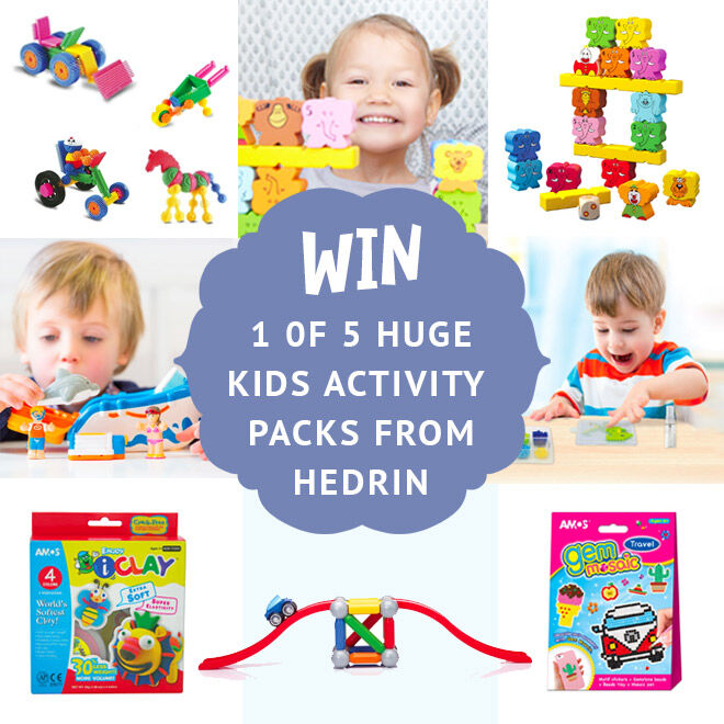 Win a kids activity prize pack from Hedrin