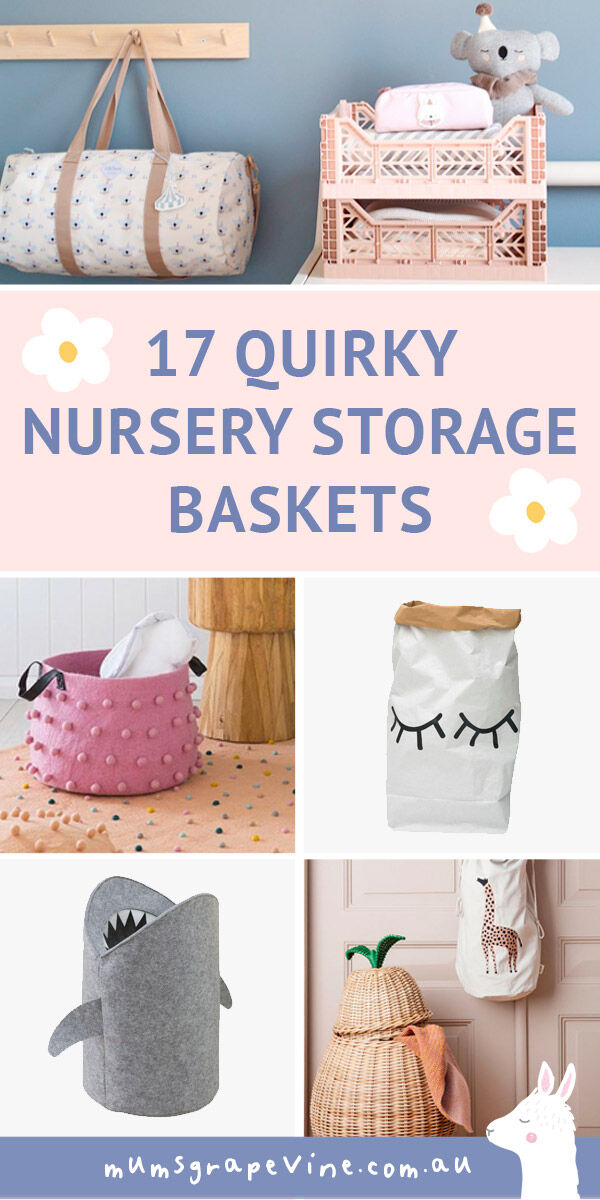 17 best storage baskets for the nursery | Mum's Grapevine