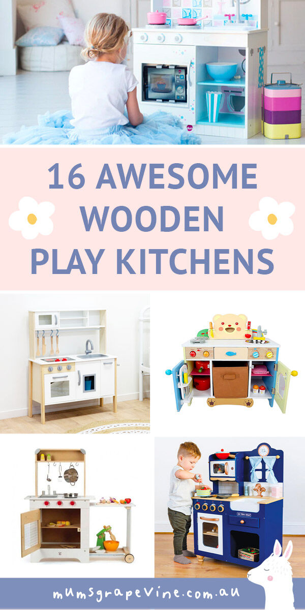 16 wooden kids' play kitchens | Mum's Grapevine
