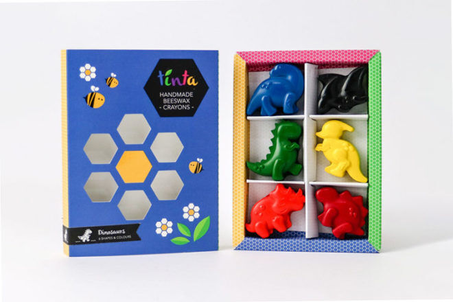 Best Dinosaur Toys and Gifts: Tinta Beeswax Crayons