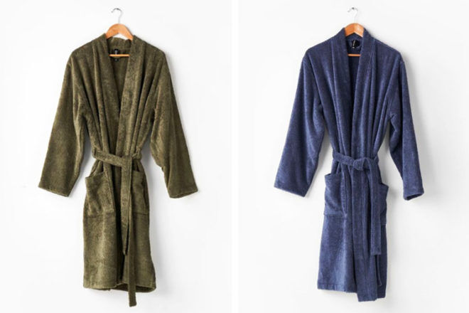 Best gifts for dads: Linen House Nara Bath Robe