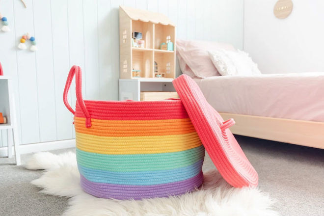 Gifts for 2-year-olds: Love Indi Lou Rainbow Basket