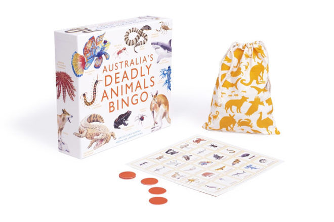 Gifts for 5-year-old: Deadly Animal Bingo