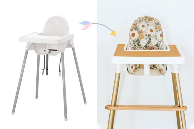 IKEA high chair hacks