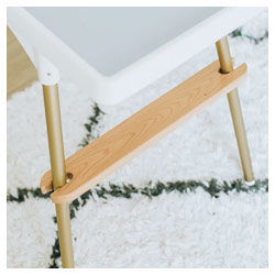 Ikea high chair wooden footrest